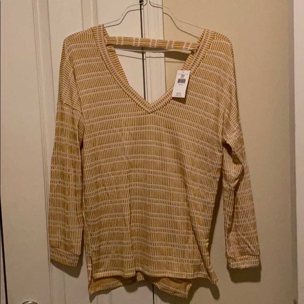 Daytrip long-sleeve lace-up top